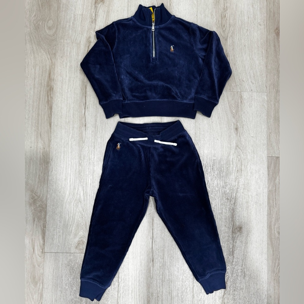 Polo by Ralph Lauren Navy Blue Jogger Matching Set